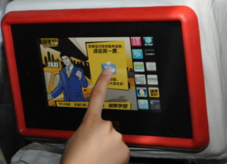 Ad terminals in taxis are a thing of the past