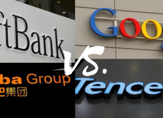 Softbank + Alibaba (SA) vs. Google + Tencent (GT)