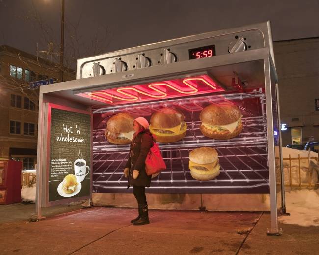 Caribou Coffee Creative Outdoor Advertisement