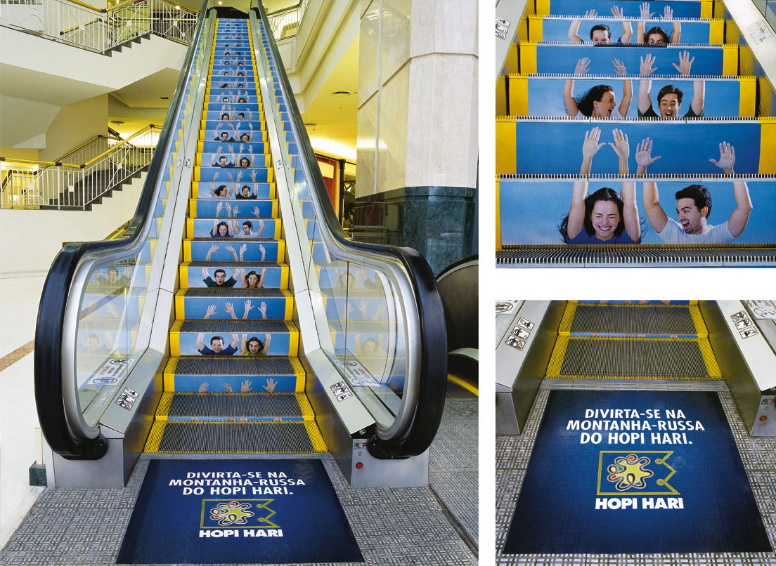 Guerilla_Escalator Creative Ads