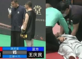 Kungfu master knocked out by gym coach in 4 seconds, what happened?