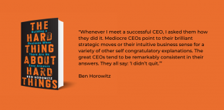 Book Review: The Hard Thing About Hard Things: Building a Business When There Are No Easy Answers