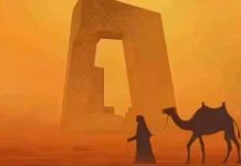 Look what a sandstorm in Beijing has triggered …