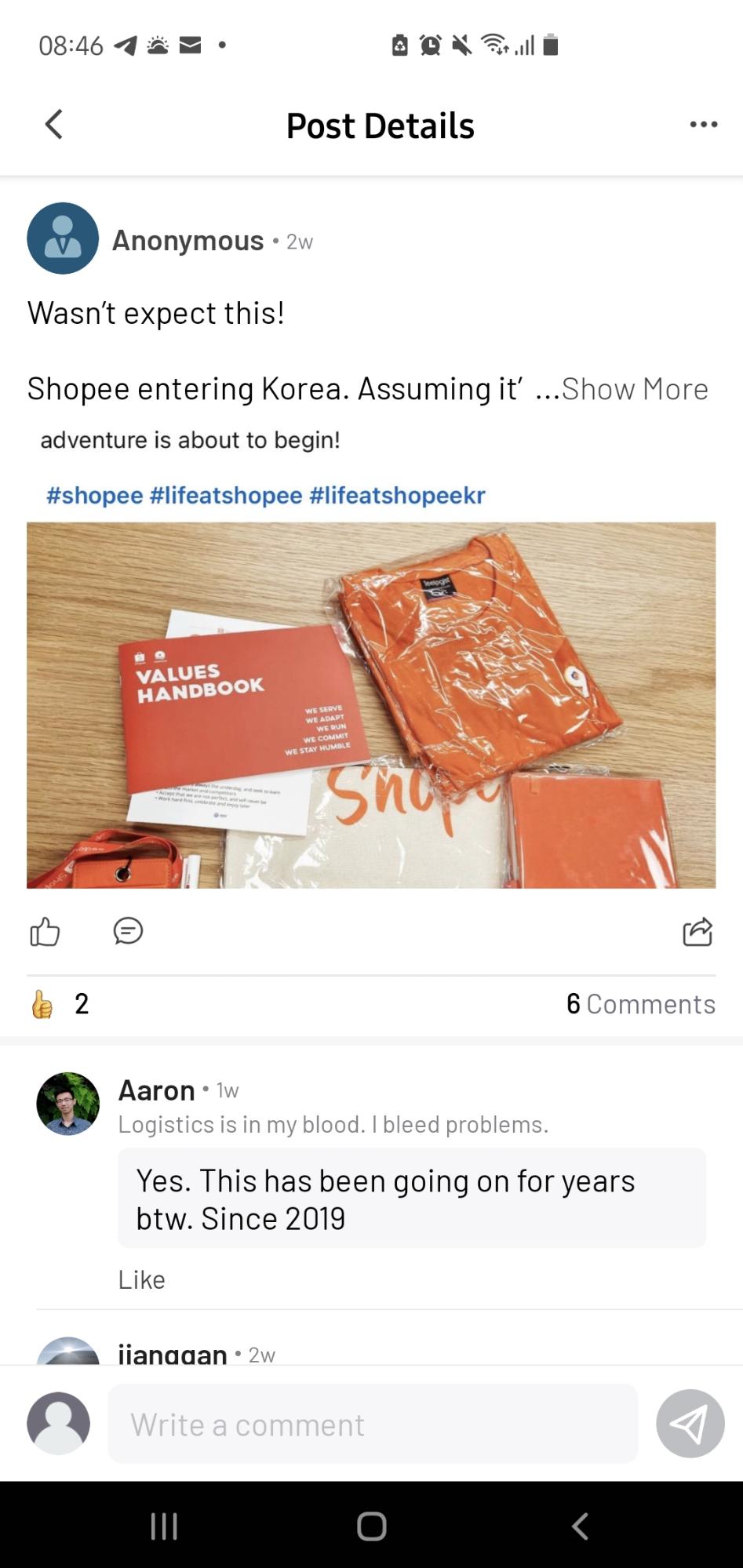 Shopee Korea - Impulso