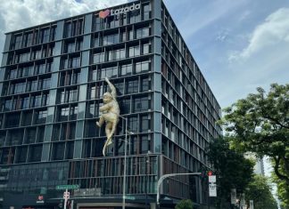 Why is there a giant monkey at Lazada’s headquarters?