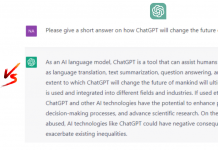 Difference between traditional and generative AI (Siri vs ChatGPT)